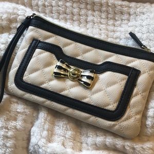 Clutch with coin purse